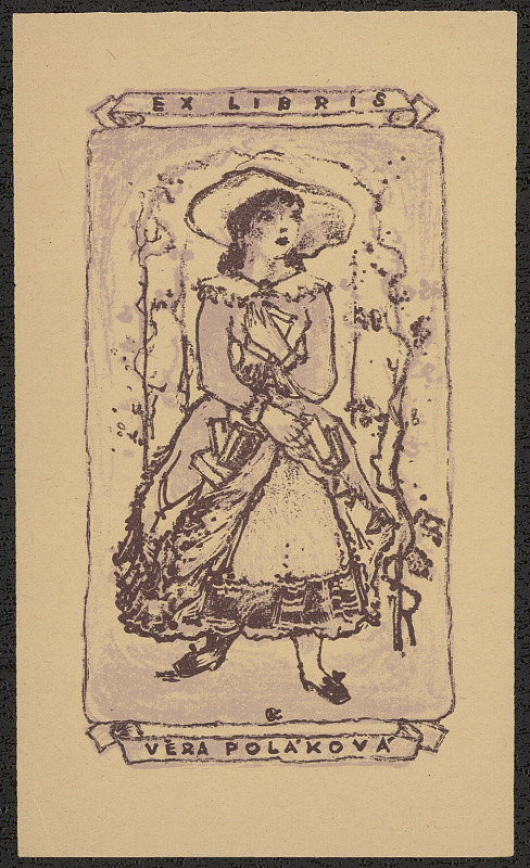 Oldřich Karel – Ex libris Věra Poláková 