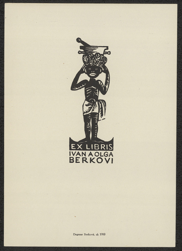 Dagmar Berková-Cirklová – Exlibris Olga a Ivan Berkovi 