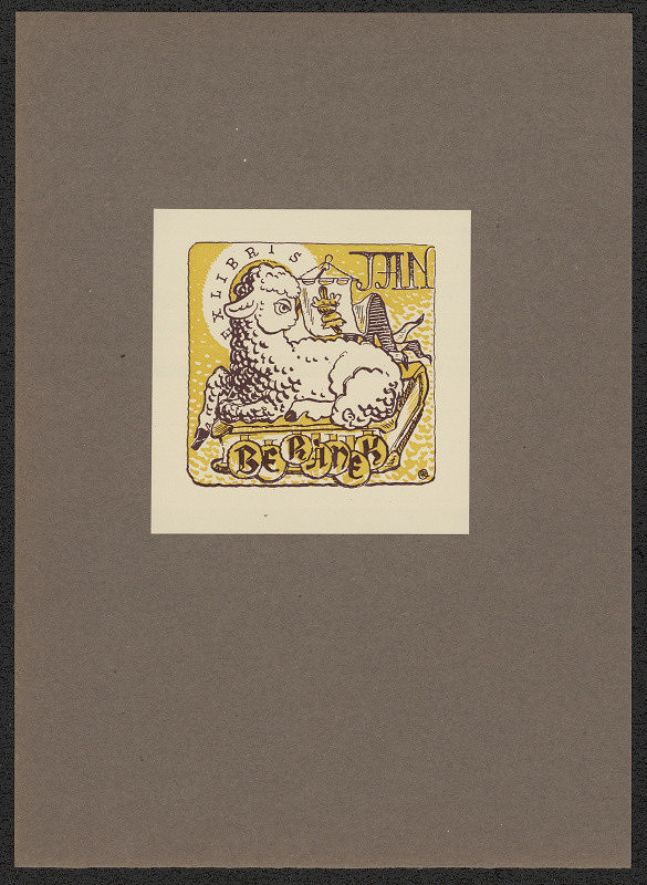 Oldřich Karel – Ex Libis Beránek 