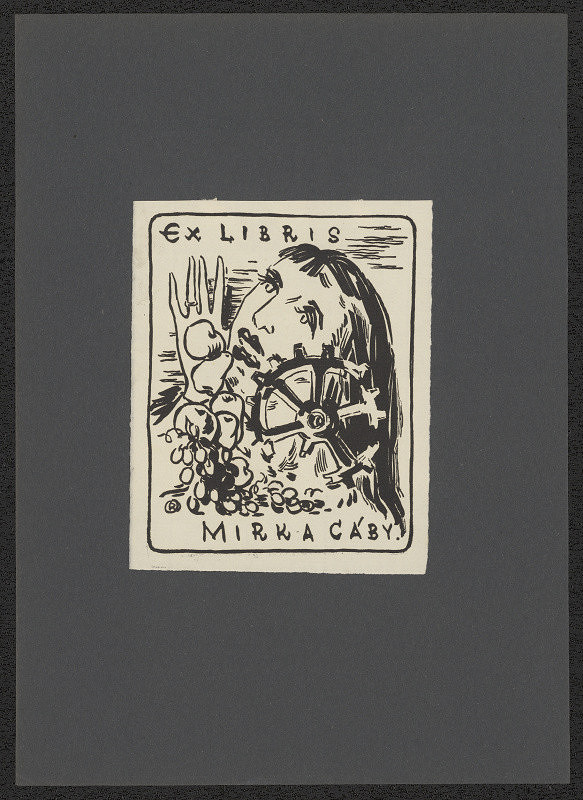 Oldřich Karel – Exlibris Mirka Cáby 