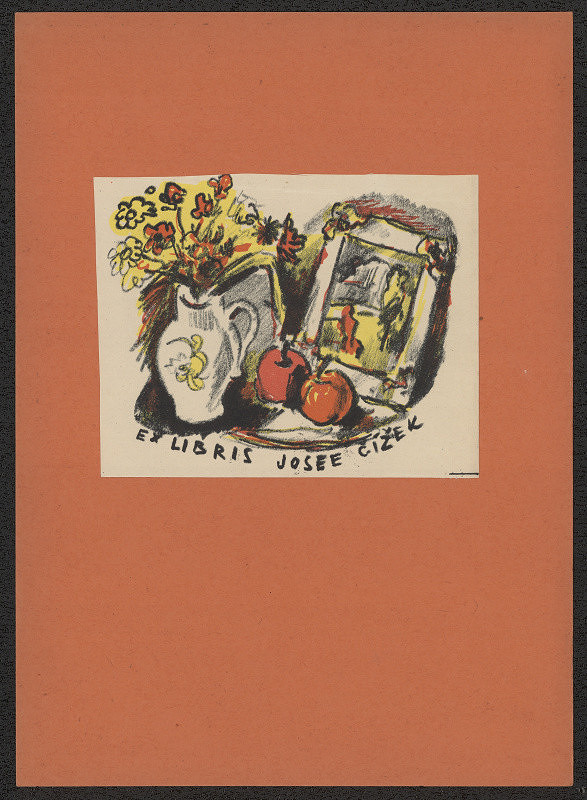 Oldřich Karel – Exlibris Josee Čížek (chyba ve  jm.) 