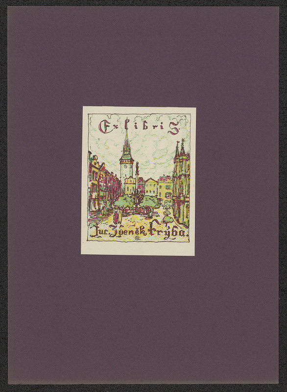 Oldřich Karel – Exlibris Jur. Zdeněk Frýba 