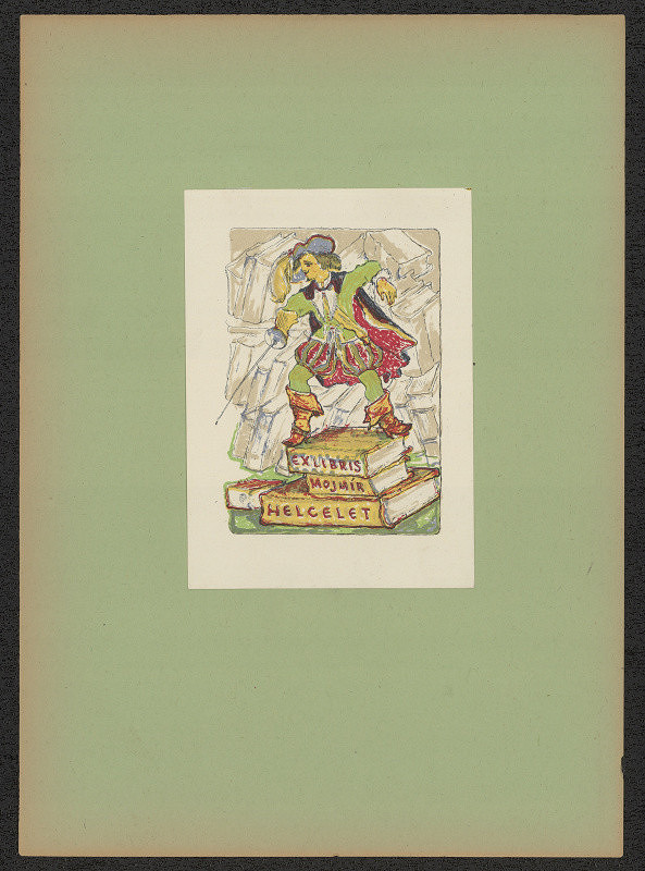 Oldřich Karel – Exlibris Mojmír Helcelet 