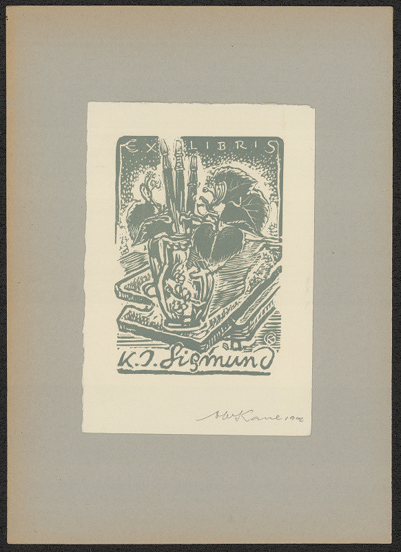 Oldřich Karel – Ex Libris J. Stískal 