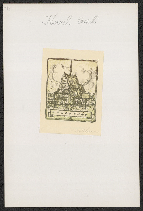 Oldřich Karel – Ex Libris Josef Thér 