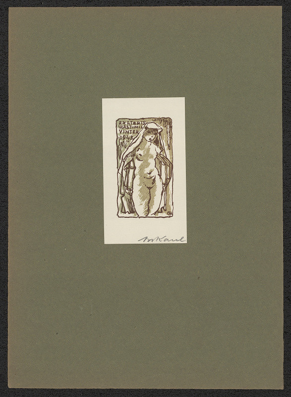 Oldřich Karel – Ex LIbris Vlastimil Vinter 