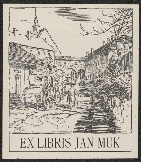 Adolf Kašpar – Exlibris Jan Muk 