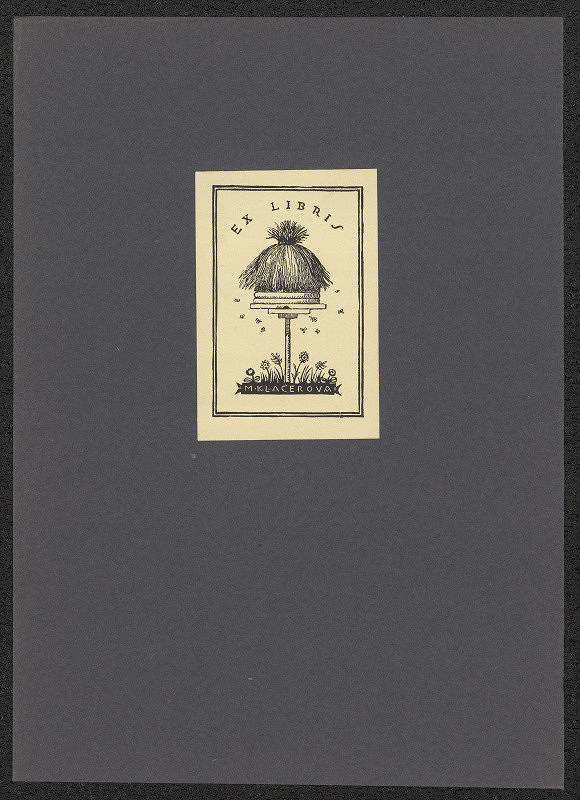 Beneš/1896 – Exlibris M. Klačerová 