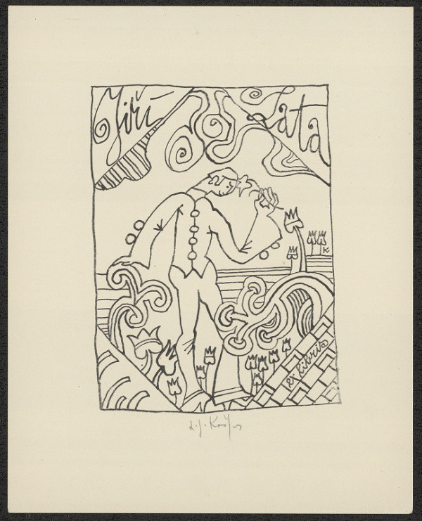 Ladislav Josef Kašpar – Exlibris Jiří Lata 