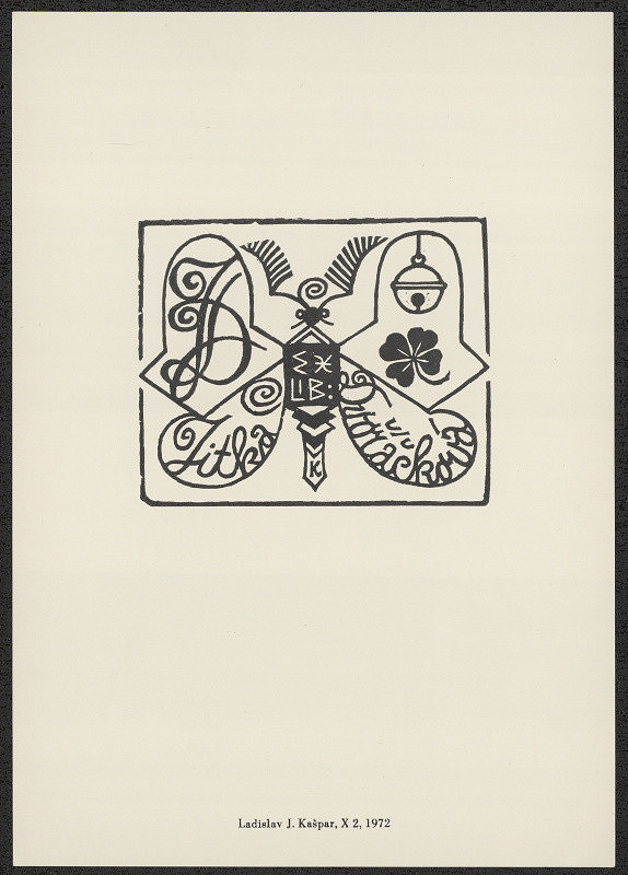 Ladislav Josef Kašpar – Exlibris Jitka Dvořáčková 