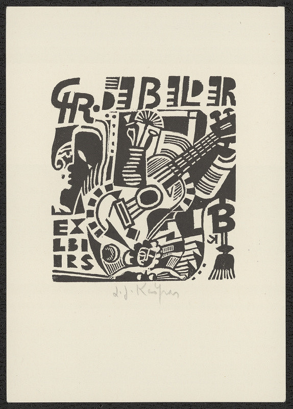 Ladislav Josef Kašpar – Exlibris Fr. Belder 