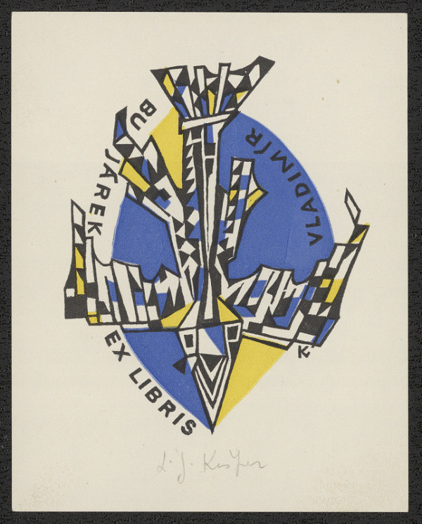 Ladislav Josef Kašpar – Exlibris Vladimír Bujárek 