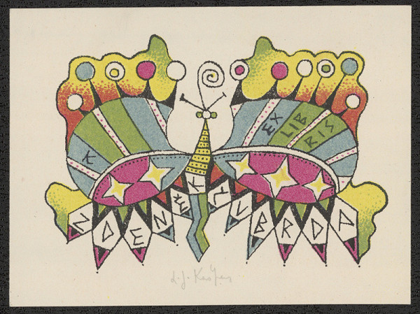 Ladislav Josef Kašpar – Exlibris Zdeněk Čubrda 