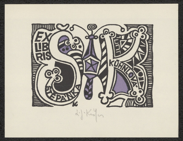 Ladislav Josef Kašpar – EXLIBRIS ŠTĚPÁNKA KÜHNLOVÁ 