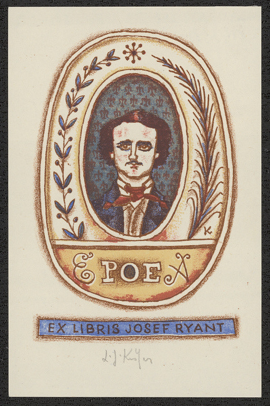 Ladislav Josef Kašpar – EX LIBRIS JOSEF RYANT 