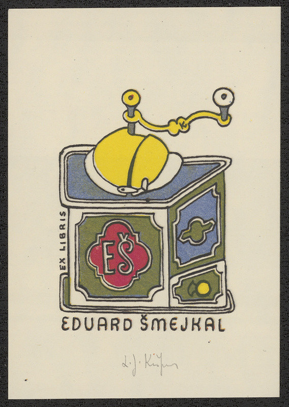 Ladislav Josef Kašpar – EX LIBRIS EDUARD ŠMEJKAL 