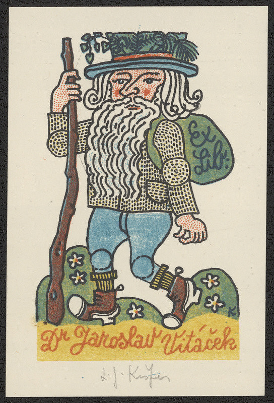 Ladislav Josef Kašpar – Ex Lib. Dr Jaroslav Vitáček 