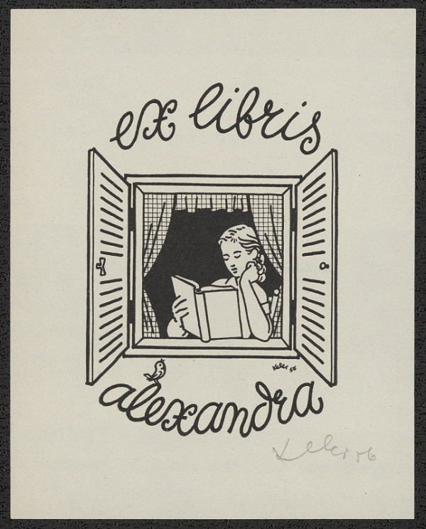 Jiří Keler – ex libris alexandra (Harabúzová) 