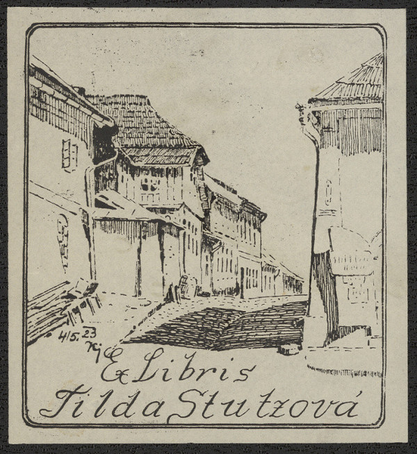 Josef Kettner – Ex Libris Tilda Stutzová 