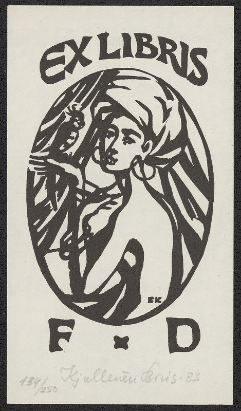 Kjulleněn Boris – EXLIBRIS F.D 