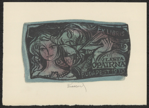 Bohuslav Knobloch – EX LIBRIS VLASTA OPATRNÁ 