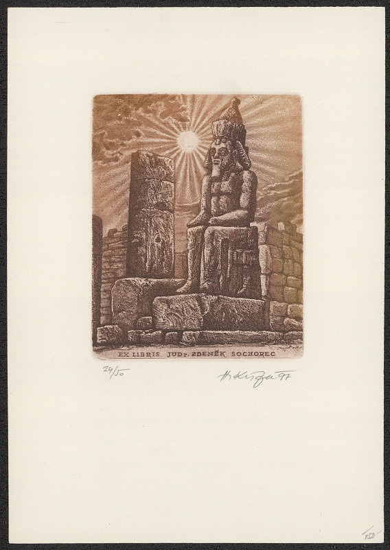 Herbert Kisza – Ex libris JUDr. Zdeněk Sochorec 