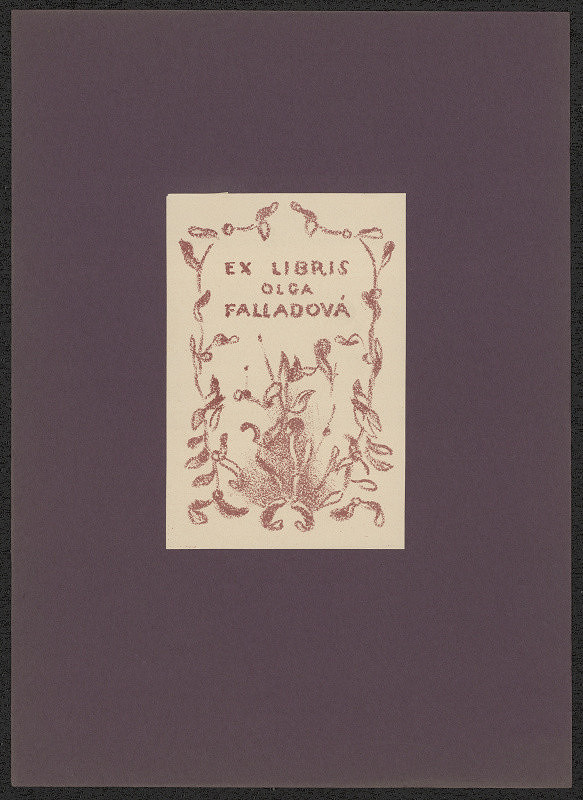 Petr Klein – Ex libris Olga Falladová 