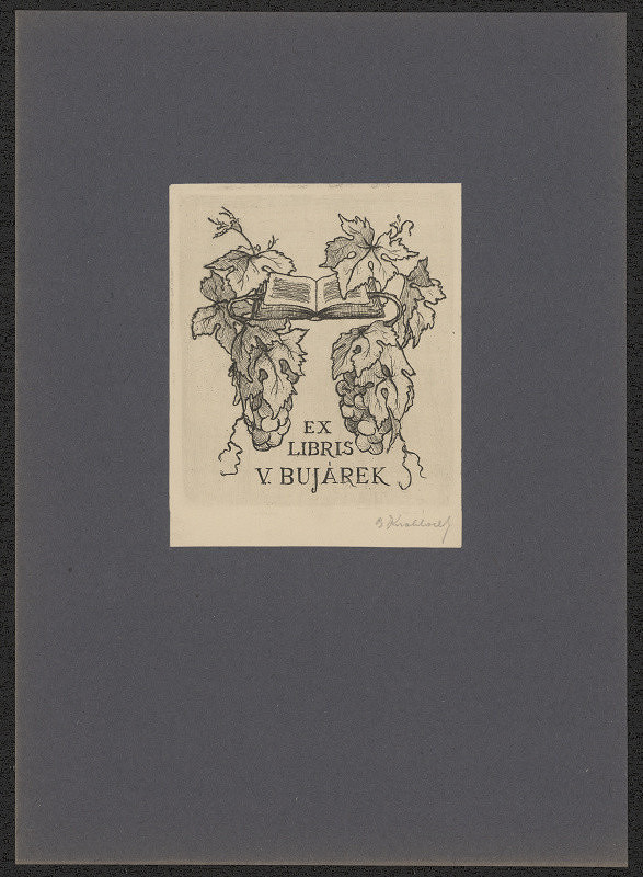 Bohuslav Knobloch – Ex libris V. Bujárek 