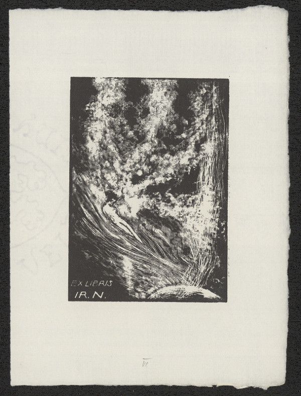 František Kobliha – Ex libris Ir. N.. in František Kobliha /1877-1962/.Osm knižních značek pro Irenu Novákovou. V Praze 1978 