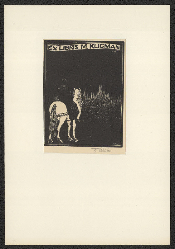 František Kobliha – Exlibris M. Klicman 
