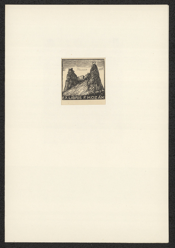 František Kobliha – Ex libris F. Kozák 