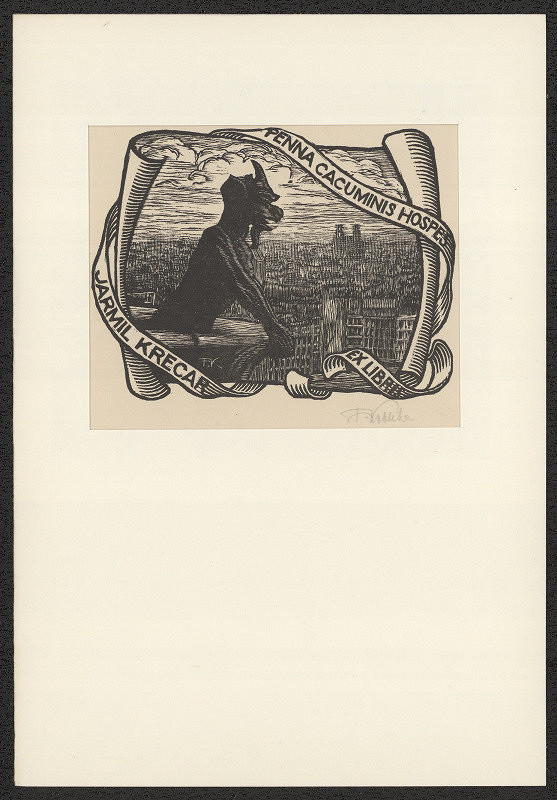 František Kobliha – Ex libris Jarmil Krecar 