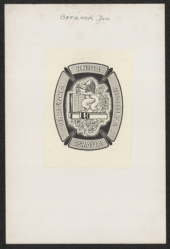 Jan Beránek (?) – Kniha Praha Rudolfa Beránka 