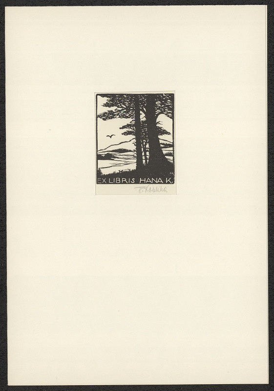 František Kobliha – Ex libris Hana K. (Koblihová) 