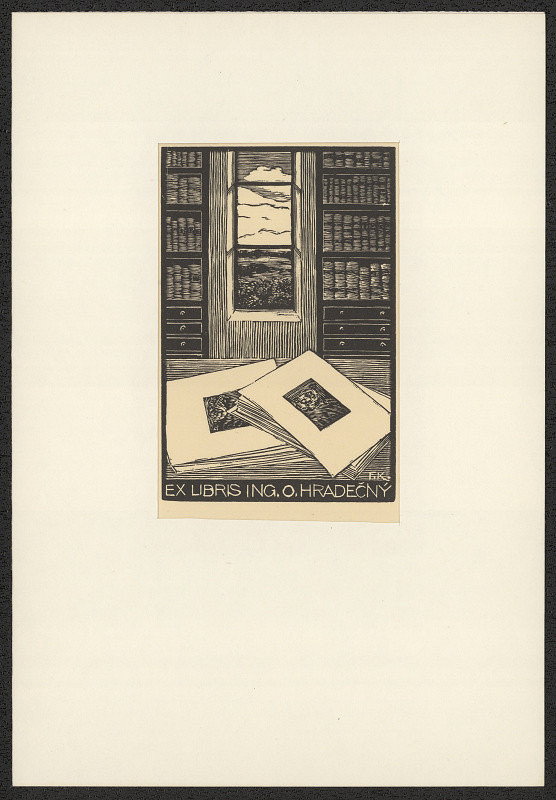 František Kobliha – Ex libris Ing. O. Hradečný 