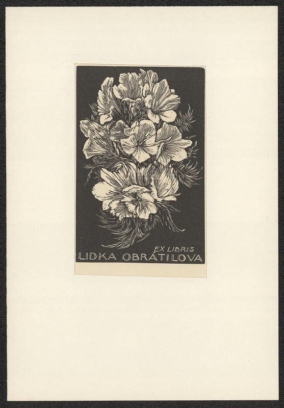 František Kobliha – Ex libris Lidka Obrátilová 