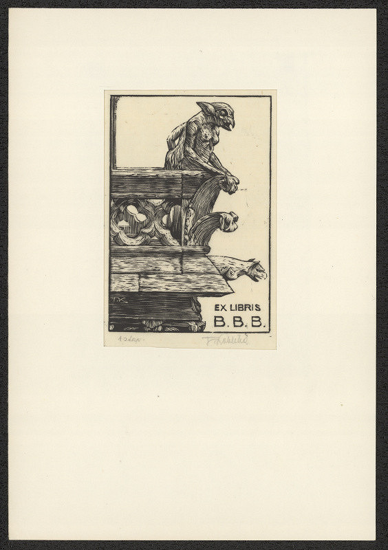 František Kobliha – Ex libris B.B.B. (Beneš Buchlovan) 
