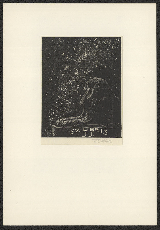 František Kobliha – Ex libris JJ (Jaroslav Jozefy) 