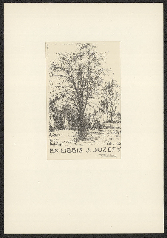 František Kobliha – Ex libris J. Jozefy 