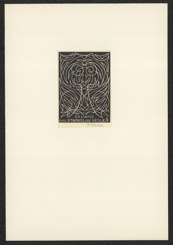 František Kobliha – Ex libris Ing. Stanislav Holeš 