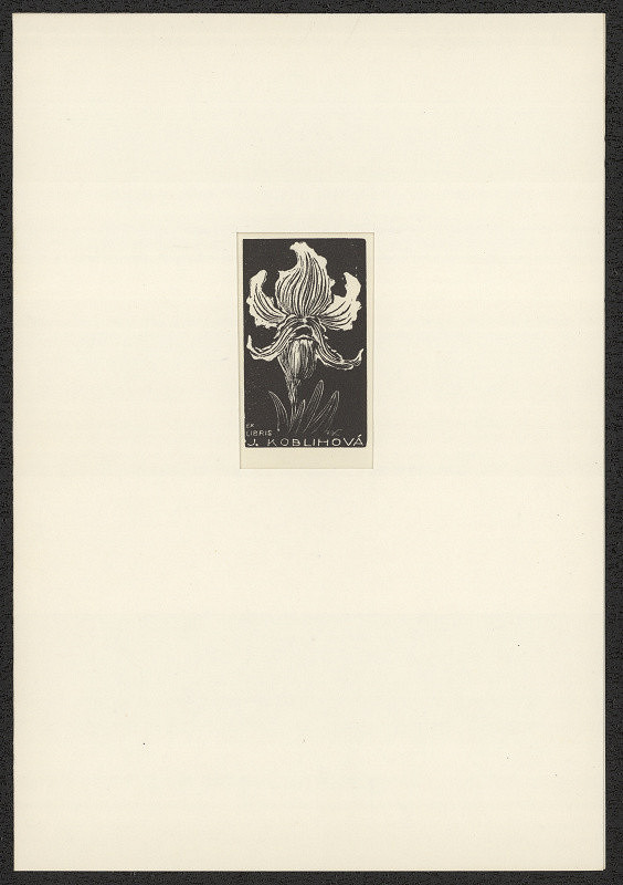 František Kobliha – Ex libris J. Koblihová 