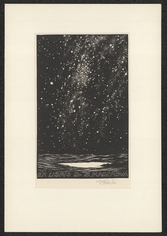 František Kobliha – Ex libris Dr. B. Kaděrová 