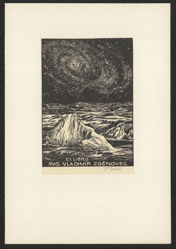 František Kobliha – Ex libris Ing. Vladimír Zdeňovec 