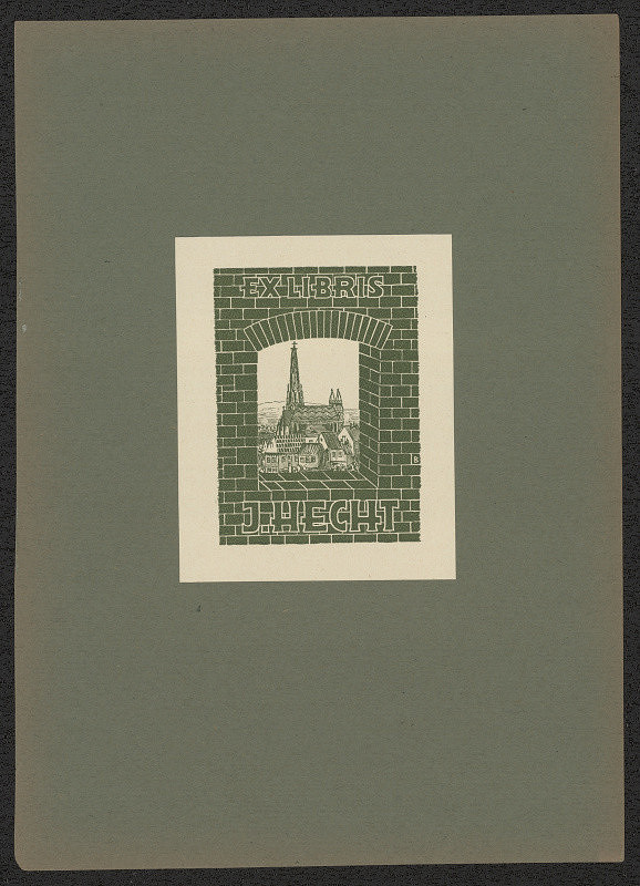 Jan Beránek – Exlibris J. Hecht 