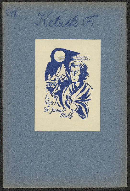 František Ketzek – Exlibris Dr. Jaromír Malý 