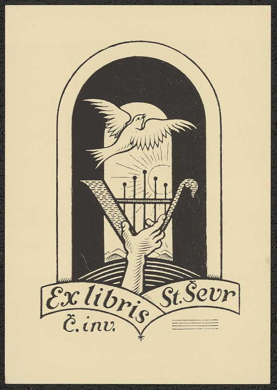 Karel Kinský – Ex libris St. Ševr 