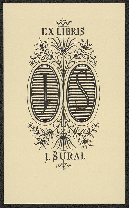 Karel Kinský – Ex libris J. Šural 