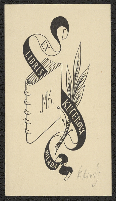 Karel Kinský – Ex libris Kučerová Milada 