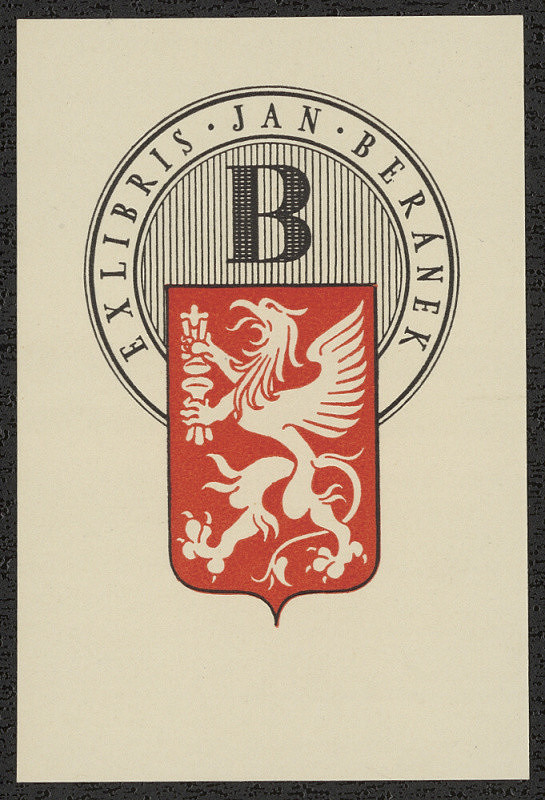 Karel Kinský – Ex libris Jan Beránek 
