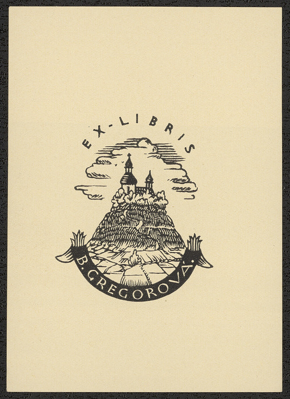 Karel Kinský – Ex libris B. Gregorová 